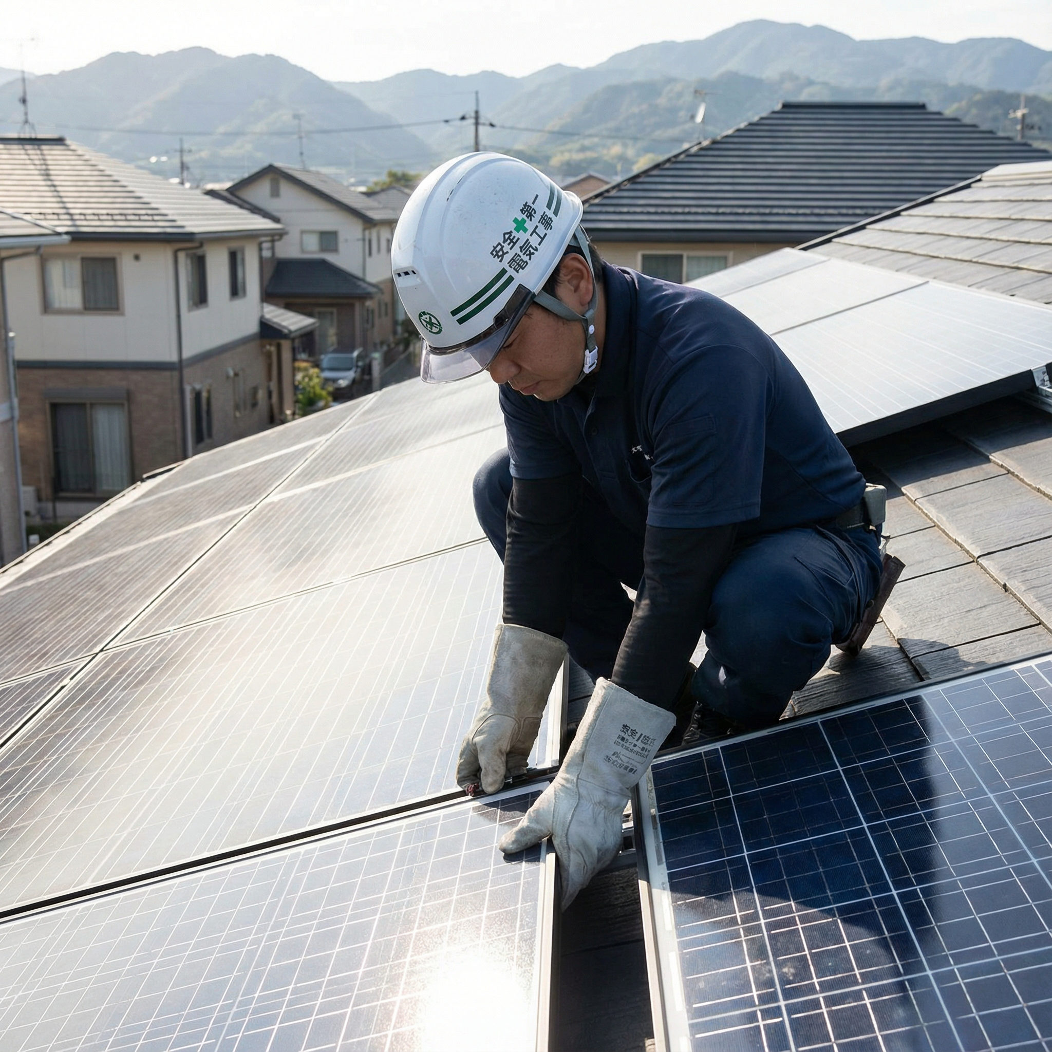 太陽光パネル設置